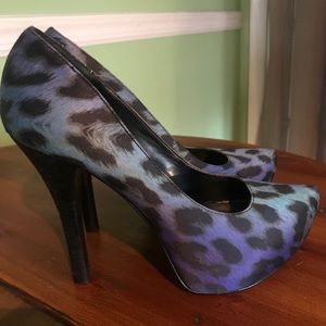 Blue Carlos Santana 4 inch Heels